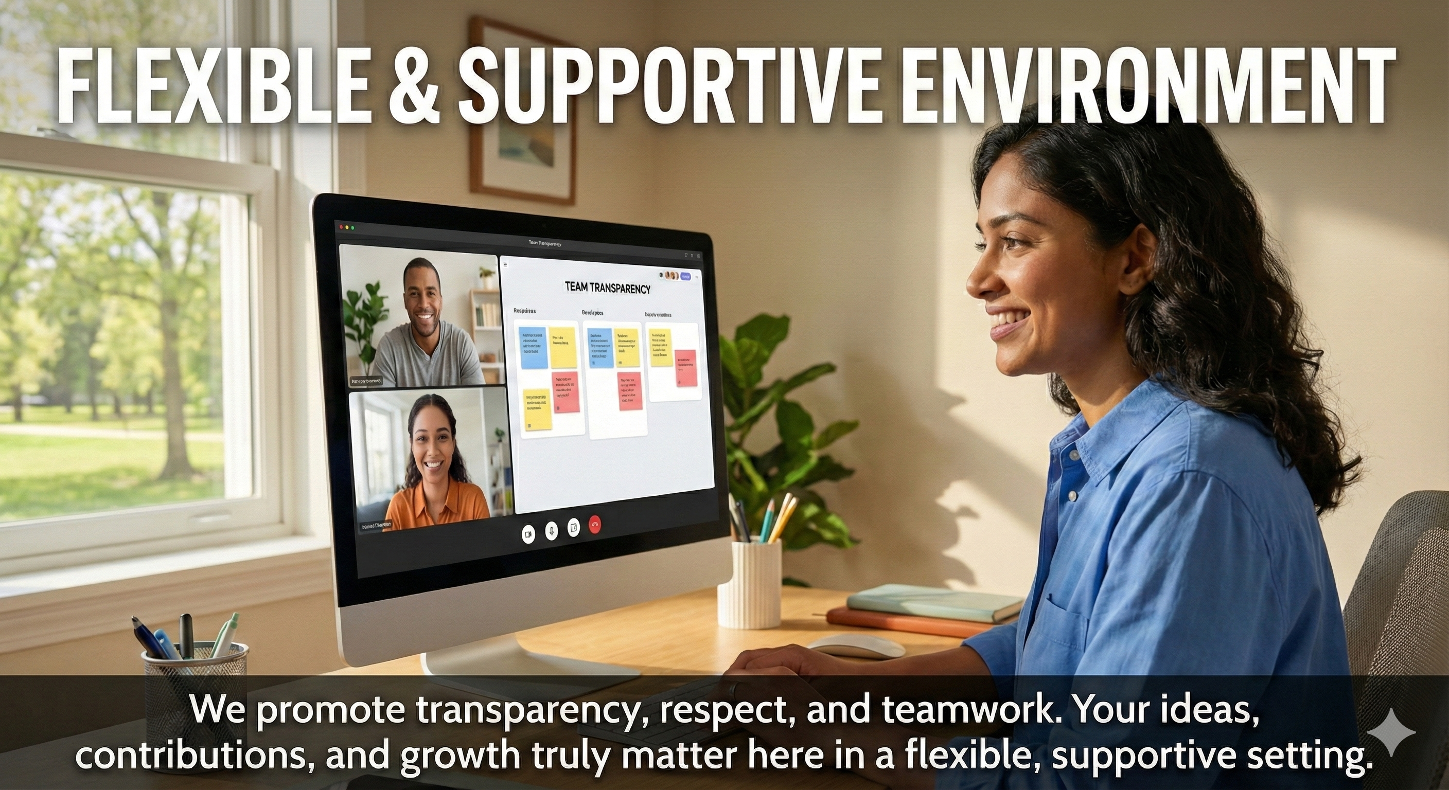 Flexible and supportive environment